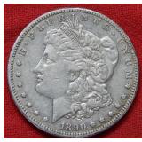 1890 CC Morgan Silver Dollar Coin