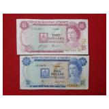 1984 $1, 1978 $5 Bermuda Notes