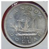 1949 Canada Silver Dollar