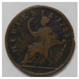 1723 Hibernia Colonial Coin