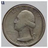 1932 D Washington Silver Quarter