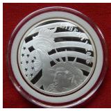 Cook Islands 1/2 oz .999 Silver - Tribute to US
