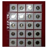 (20) Proof Washington Quarters - back to 1968