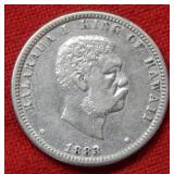 1883 Hawaii Silver Quarter