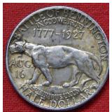 1927 Vermont Silver Commemorative Half Dollar