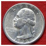 1932 D Washington Silver Quarter - Key Date