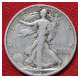 1920 S Walking Liberty Silver Half Dollar Coin