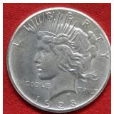1928 Peace Silver Dollar