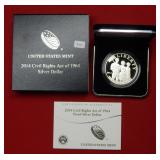 2014 Civil Rights Act Commemorative Silver Dollar