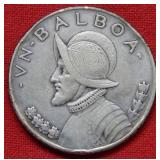 1934 Panama Silver Balboa Coin