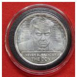 Trump "Mug Shot" 1oz .999 Silver Round