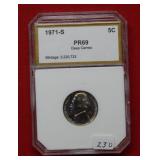 1971 S Jefferson Nickel ***