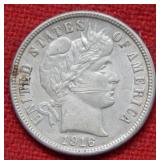 1916 Barber Silver Dime