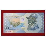Florida $50 27th State Fanatasy Note
