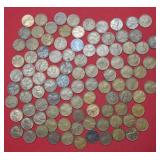 Lot of 100 Lincoln Wheat Cents - mixed grade