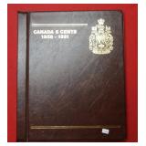 Lot of 34 Canadian Nickels with Book