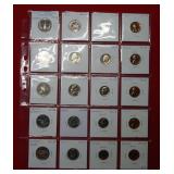 (20) Proof Quarters, Dimes, Nickels, Cents