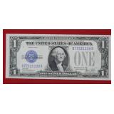 1928 B $1 Funny Back Silver Certificate