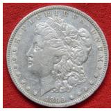 1895 O S Morgan Silver Dollar Coin