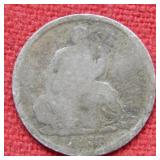 1837 Seated Liberty Half Dime - Rare Type Coin