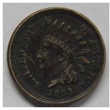 1863 Indian Head Cent