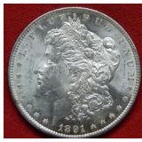 1891 S Morgan Silver Dollar Coin