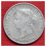 1874 Canada Silver Quarter