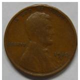 1910 S Lincoln Wheat Cent Coin