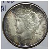 1922 S Peace Silver Dollar
