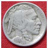 1914 S Buffalo Nickel Coin