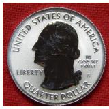 2018 S Reverse Proof Silver Quarter - Minnesota