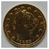 1883 Racketeer Nickel - Gold Plated
