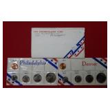 1983 P&D Unc Mint Coins - private packaging
