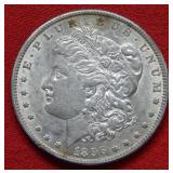 1896 O S Morgan Silver Dollar Coin