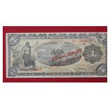 1914 Mexico 1 Peso Note