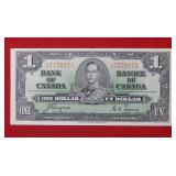 1937 Canada $1 Dollar Note