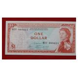 No Date (1965?) $1 East Caribbean Note