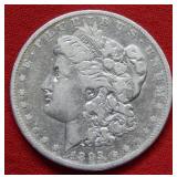 1893 O S Morgan Silver Dollar Coin