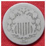 1872 Shield Nickel