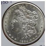 1884 CC Morgan Silver Dollar Coin