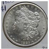 1885 CC Morgan Silver Dollar Coin