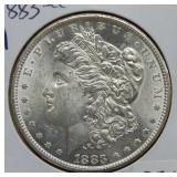 1883 CC Morgan Silver Dollar Coin