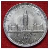 1939 Canada Silver Dollar