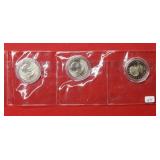 Set of 3 1999 PD& Proof S Susan B Anthony Dollars