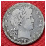 1893 O Barber Silver Half Dollar Coin