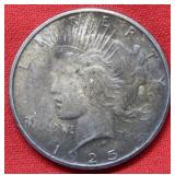 1925 S Peace Silver Dollar Coin