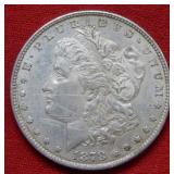 1878 Rev of 1879 S Morgan Silver Dollar Coin