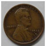 1913 S Lincoln Wheat Cent