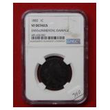 1802 Large Cent NGC VF Details