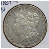 1884 S Morgan Silver Dollar Coin